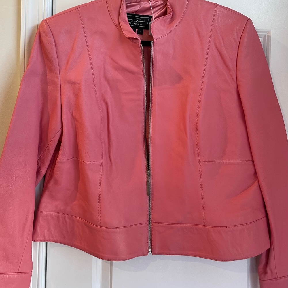 Terry Lewis vintage leather jacket